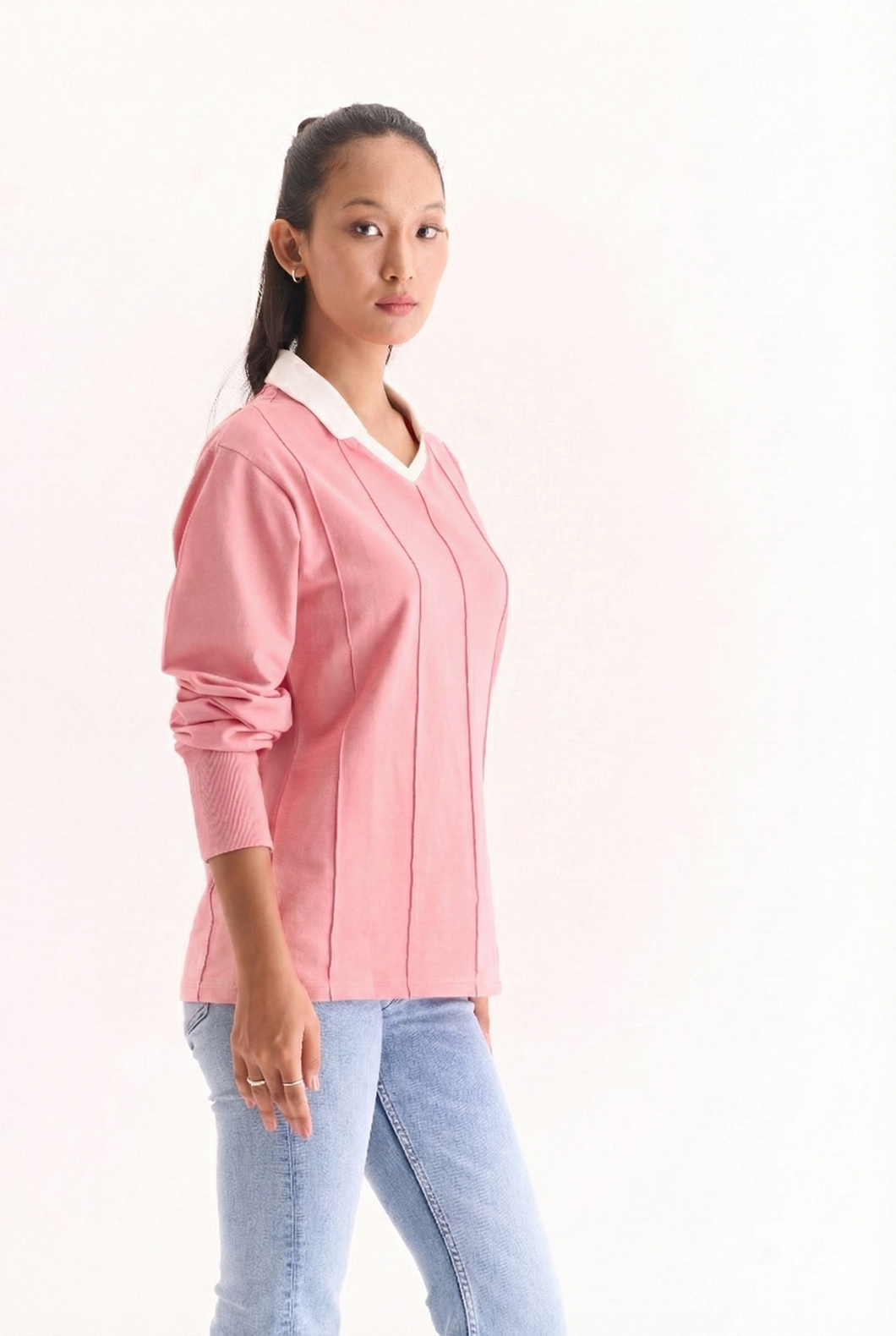 Baby Rose Muted Luxe Women Crop Top